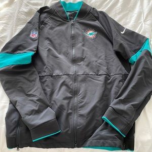 MIAMI DOLPHINS NFL NIKE JACKET. SIZE M.